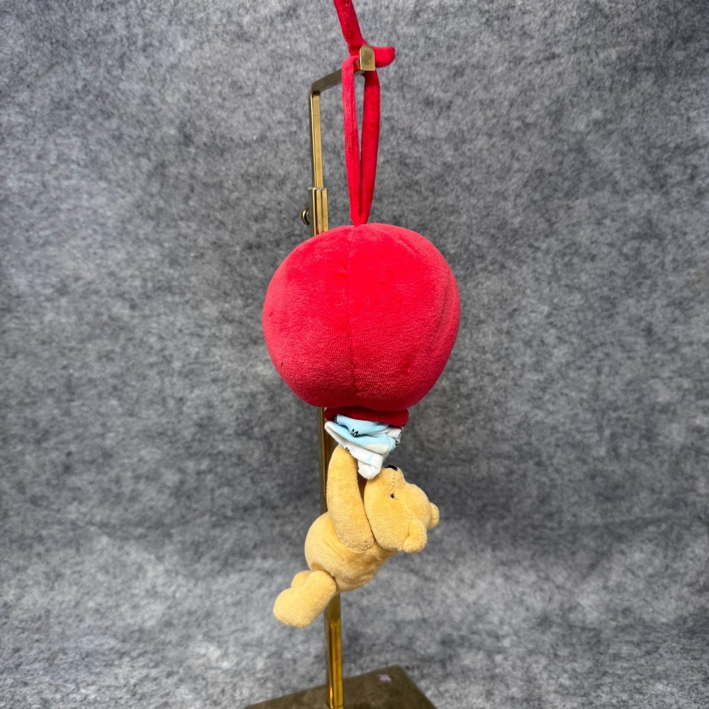 Vtg Gund Classic Pooh Red Balloon Musical Baby Pull Crib Mobile Toy